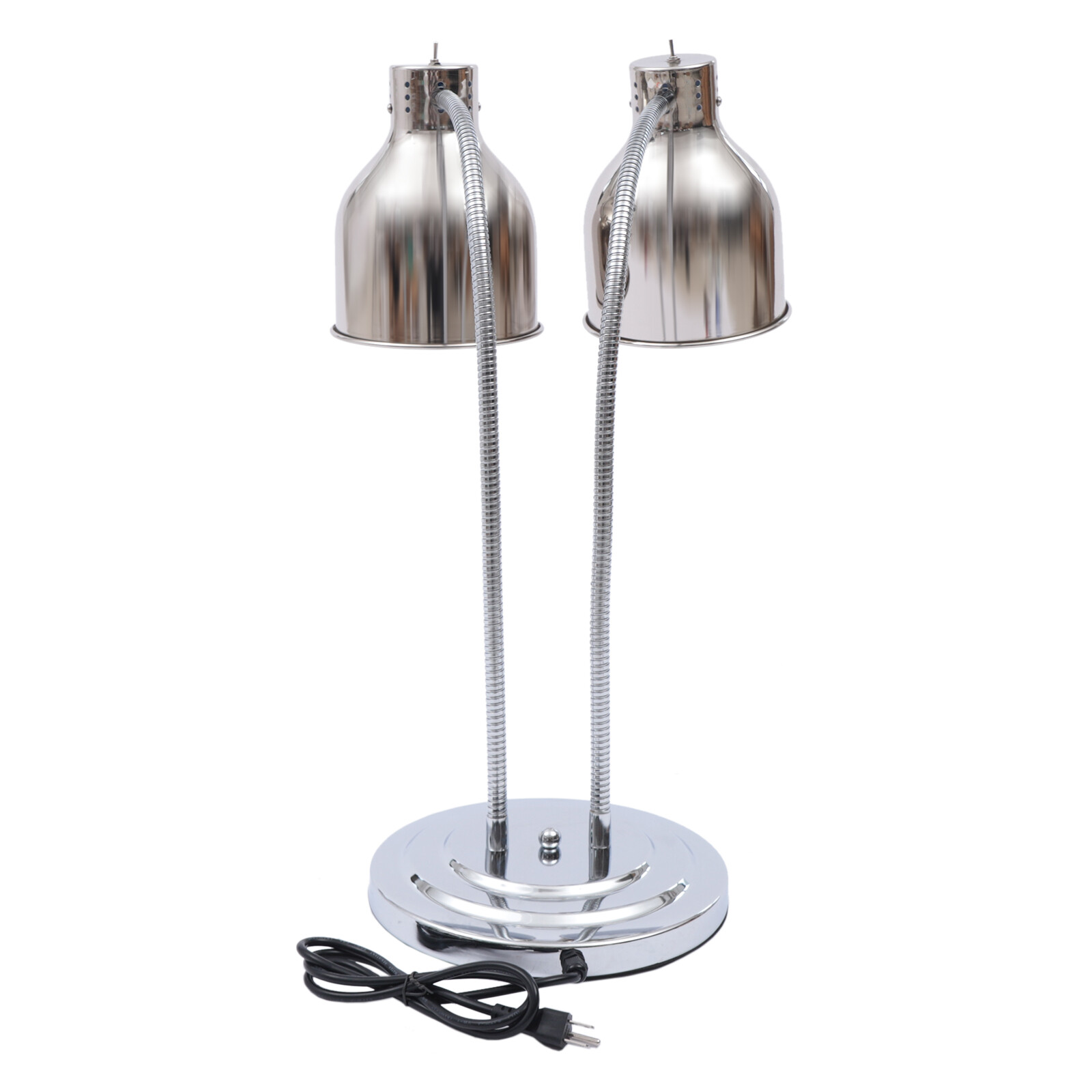 Food Heat Lamps with Dual 250w Bulbs Food Warmer Lights Buffet Food Warmer Lamp