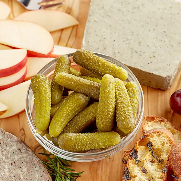 Eiffel Tower 11 lb. Can Whole Cornichon Gherkins (4 lb. 13.9 oz. Dr. Wt.) – 6/Ca