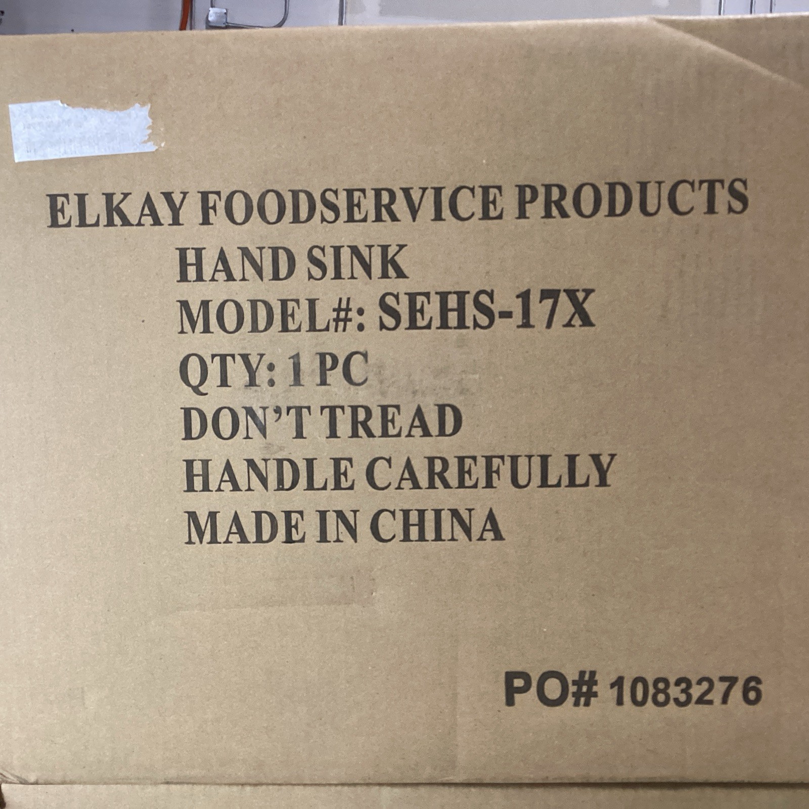 Elkay SEHS-17X Wall Mounted Single Basin Stainless Steel Utility Sink