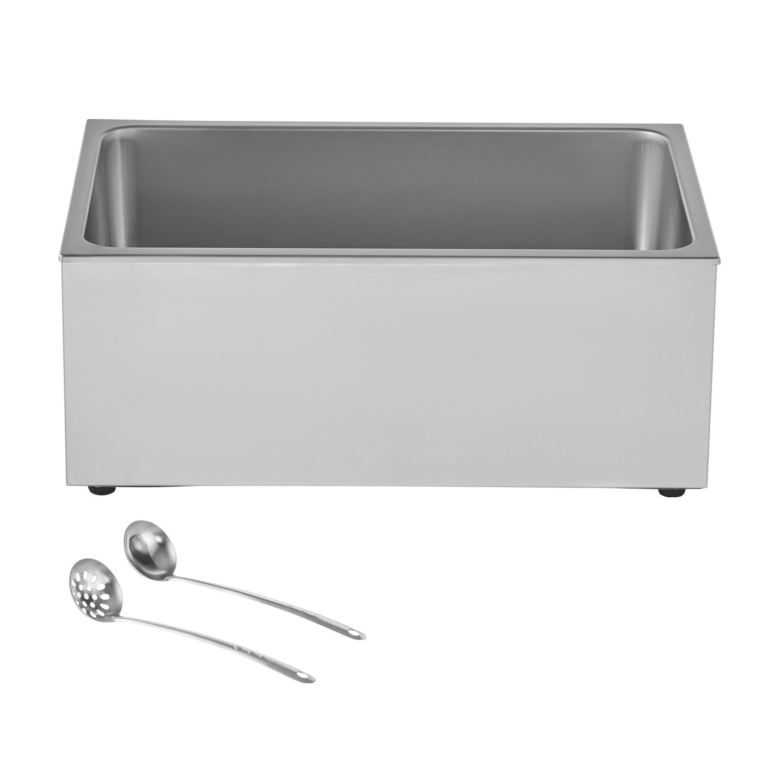 Uimoso Commercial Countertop Food Warmer Buffet Bain Marie 1200W Steam Table