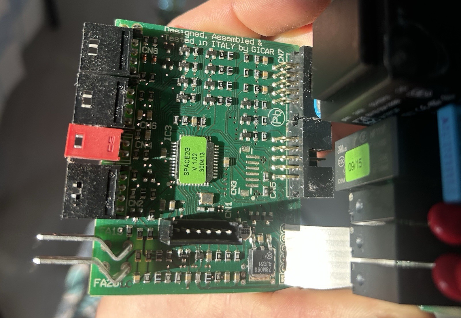 703542 La Spaziale Electronic Dosing Card 2gr S2, S5, S8, S9 Gicar 9.5.04.87G