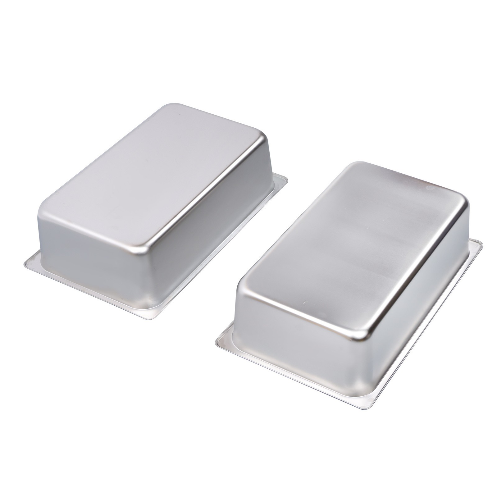 Full Size 6″ Deep Thickened 2 Pack Steam Table Pans Stainless Steel For Hotels