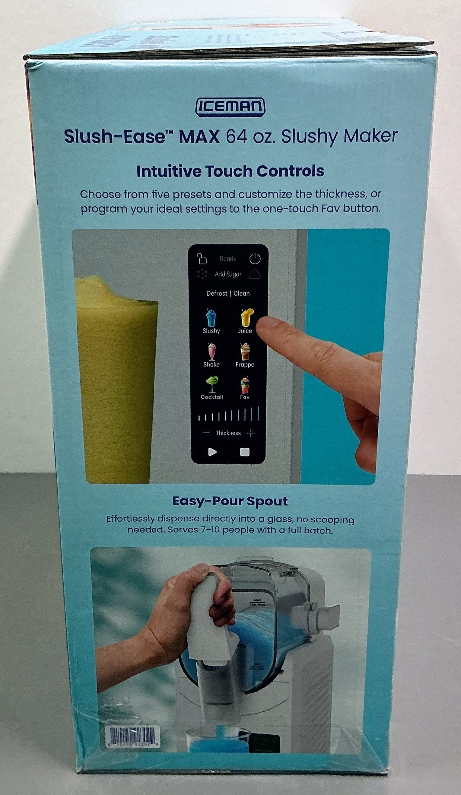 Iceman by Chefman Slush-Ease 88 oz. Total / 64 oz. Drink Capacity Slushy Maker