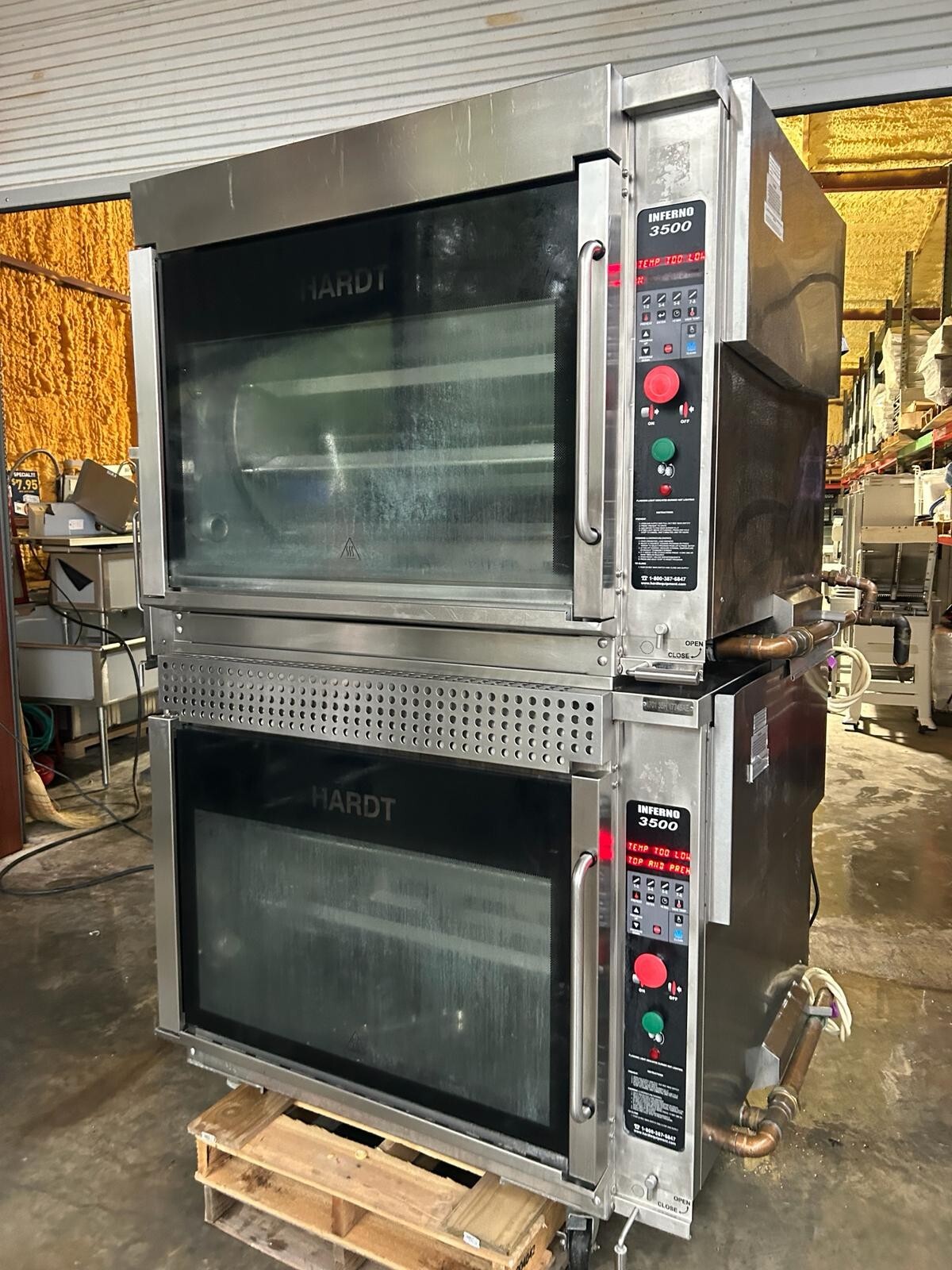 GAS ROTISSERIES/ INFERNO 3500 DOUBLE-DECK OPTION (120V, 12A,60 Hz, PHASE: 1)