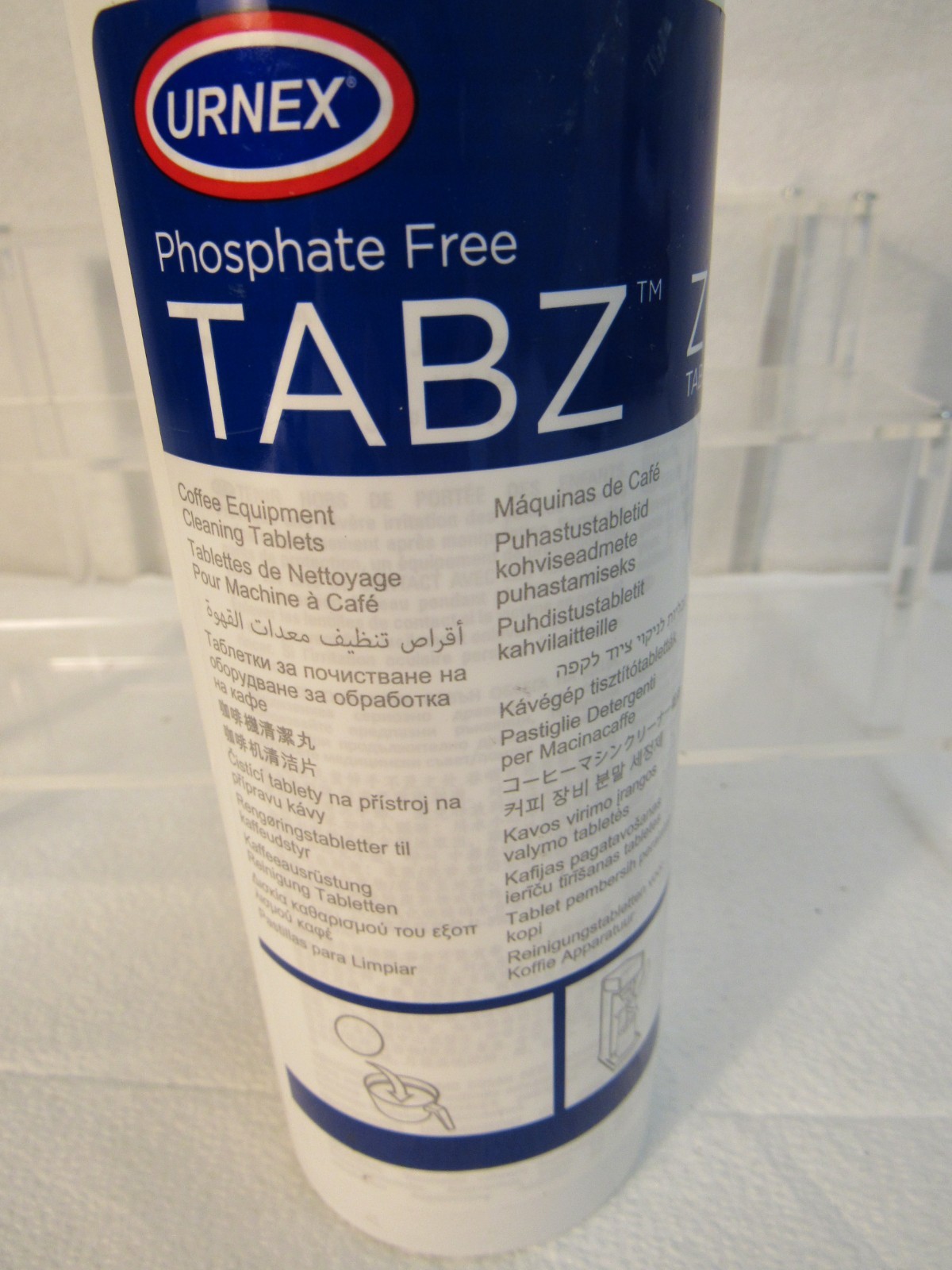 Urnex Tabz Z61 Coffee Brewer Cleaning Tablets – 120 Tablets 4G 20MM