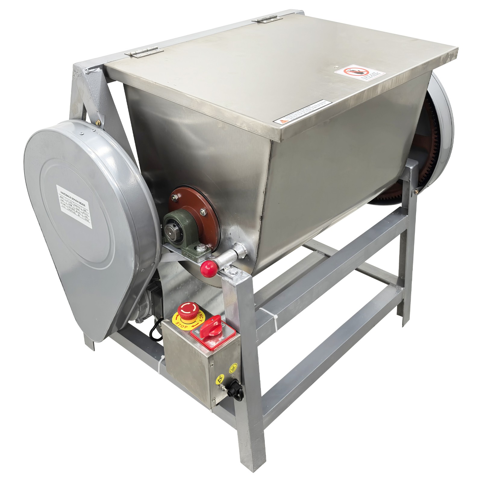 33lbs 110V Commercial Electric Dough Mixing Machine 15QT Food Stuffing Mixer