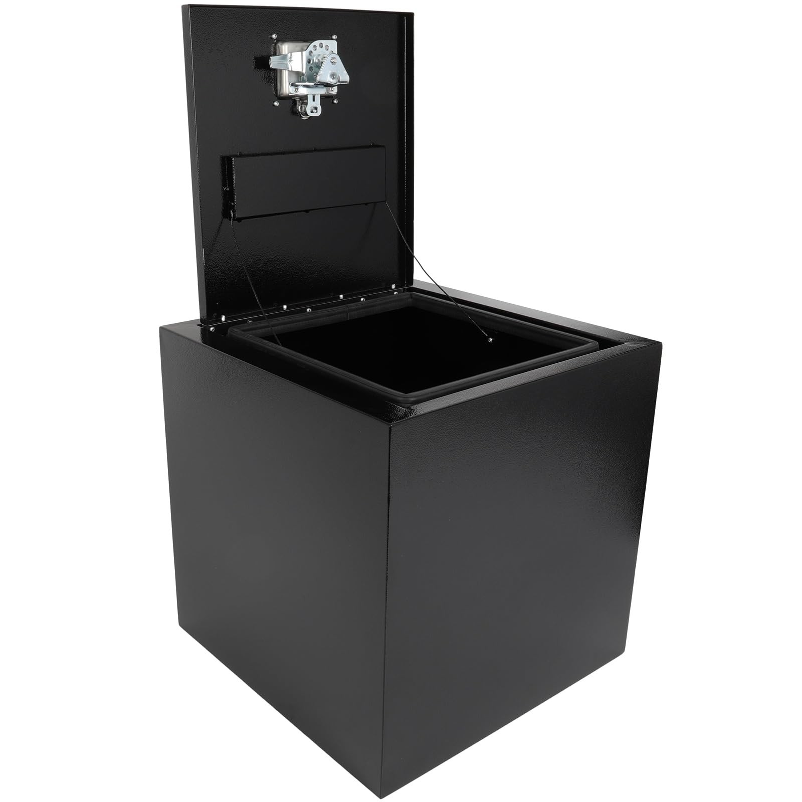 Truck Bed Storage Box Rear Tool Box Iron 18x18x18 Fits Pickup Truck RV Trailer