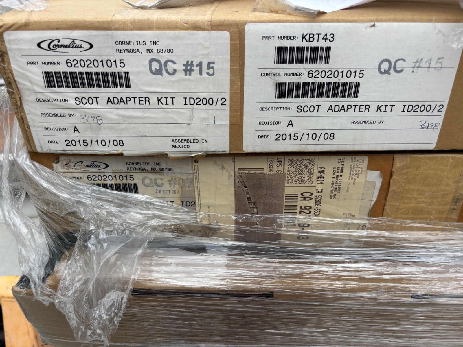 NEW Scotsman ID200B-1A 200 Pound Ice Dispenser w/ Adapter Kit NEW