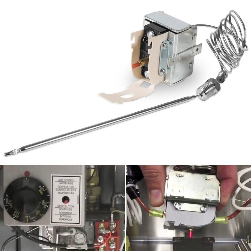 PP10084 High Limit Switch For Pitco Fryers Hi Limit Safety Thermostat 450F 45C+