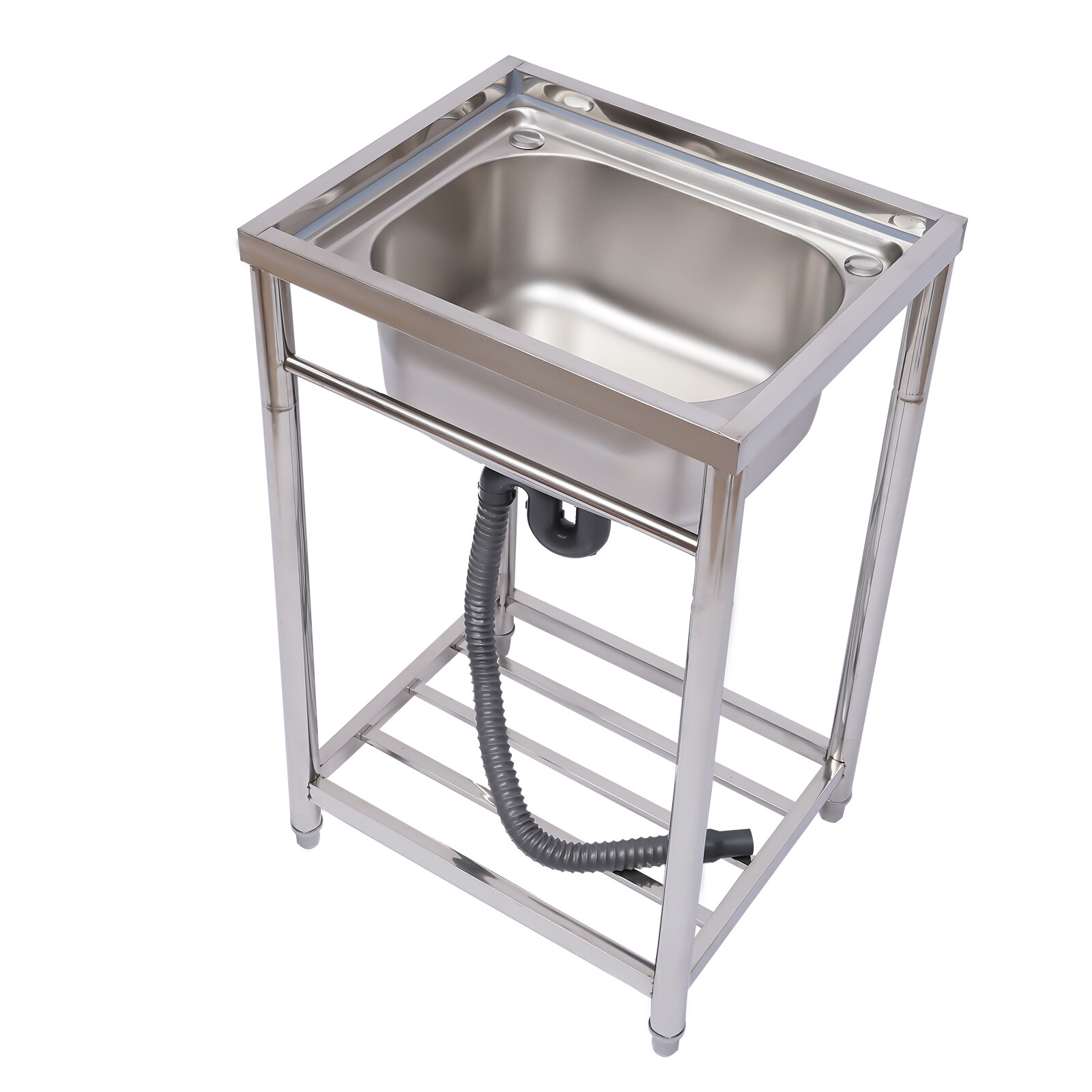 Commercial Kitchen Sink Free Standing Stainless Steel Catering Washing Bowl