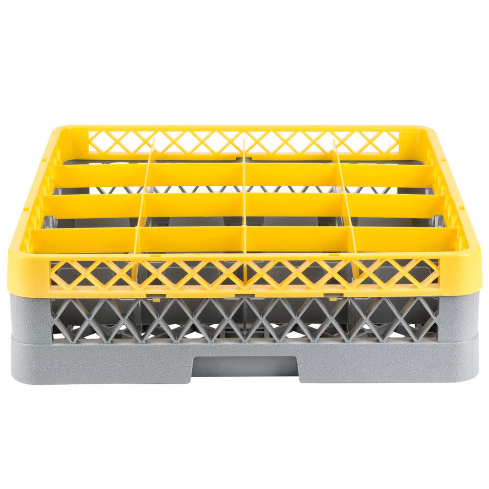 4 PACK Commercial Dishwasher Machine 16 Cup Glass Tray Rack 1 Extender Automatic