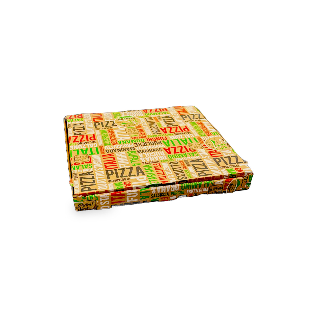Pizza Boxes (ECO BOX) Made in Italy – Size 16″x 16″x 2″ Pack of 50