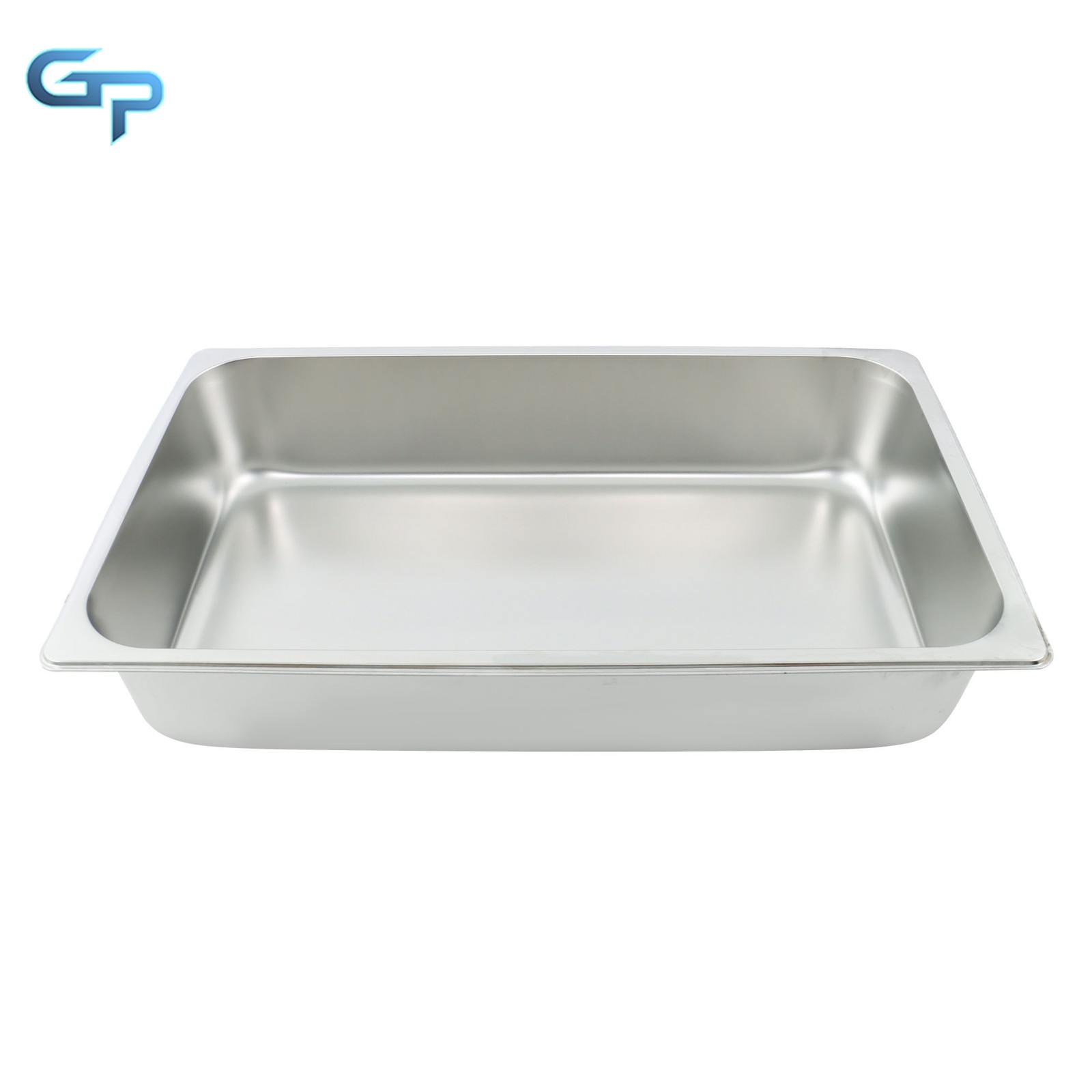 Stainless Steel Full Size Food Pans with Lids – Set of 4 for Buffet Service