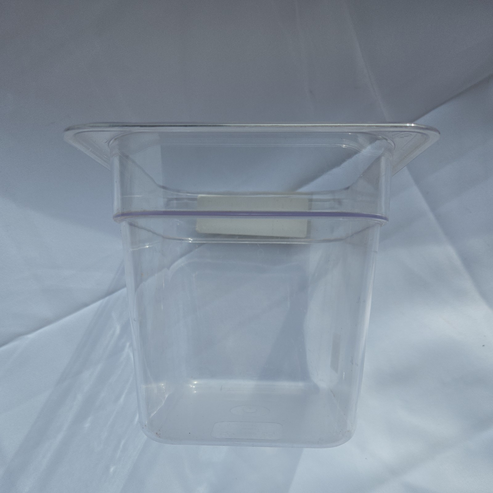 Thunder Group PLPA8166 1/6 Size Clear Polycarbonate Food Pan 6″ Depth