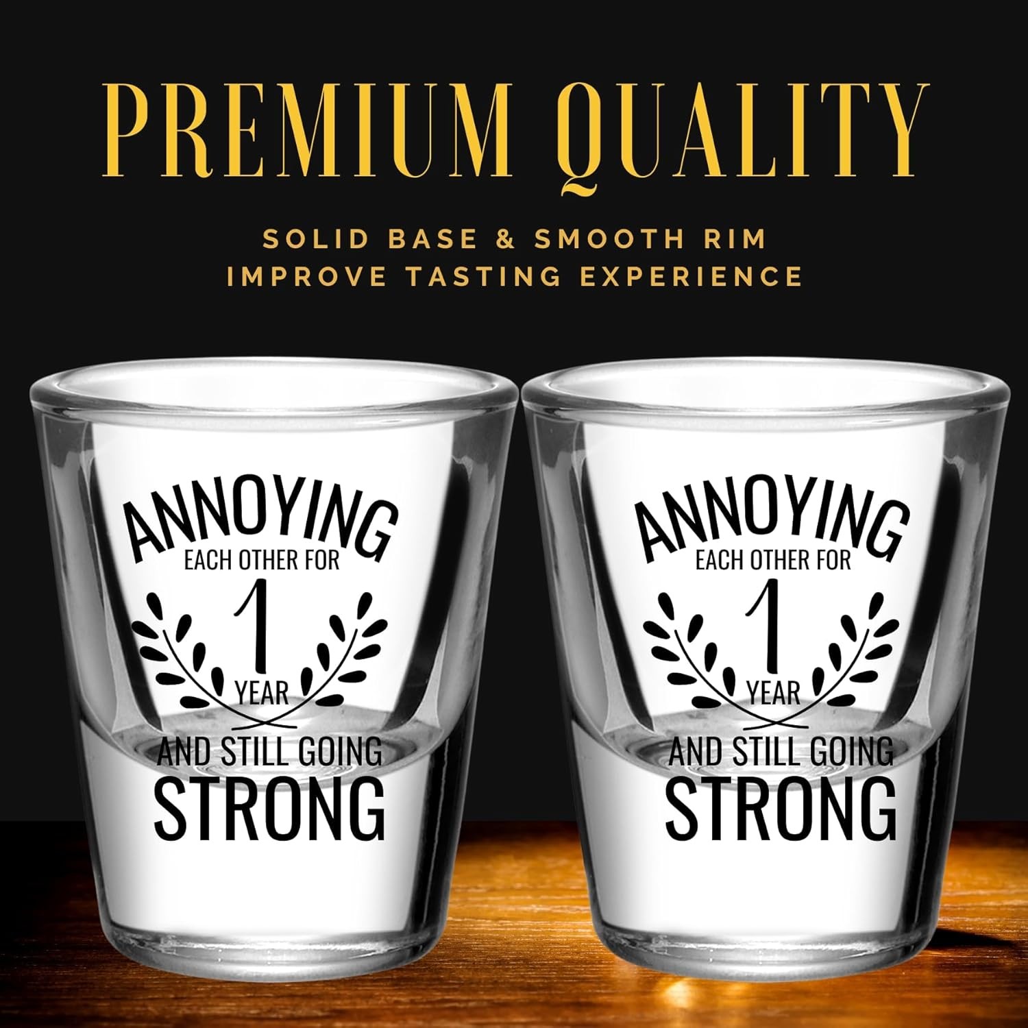 Anniversary Cups for Couples, 1 Year Anniversary Funny Gifts for Boyfriend