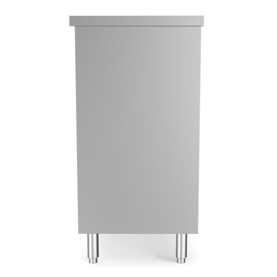 Prepline PC-1860 18″D x 60″L Stainless Steel Enclosed Base Work Table