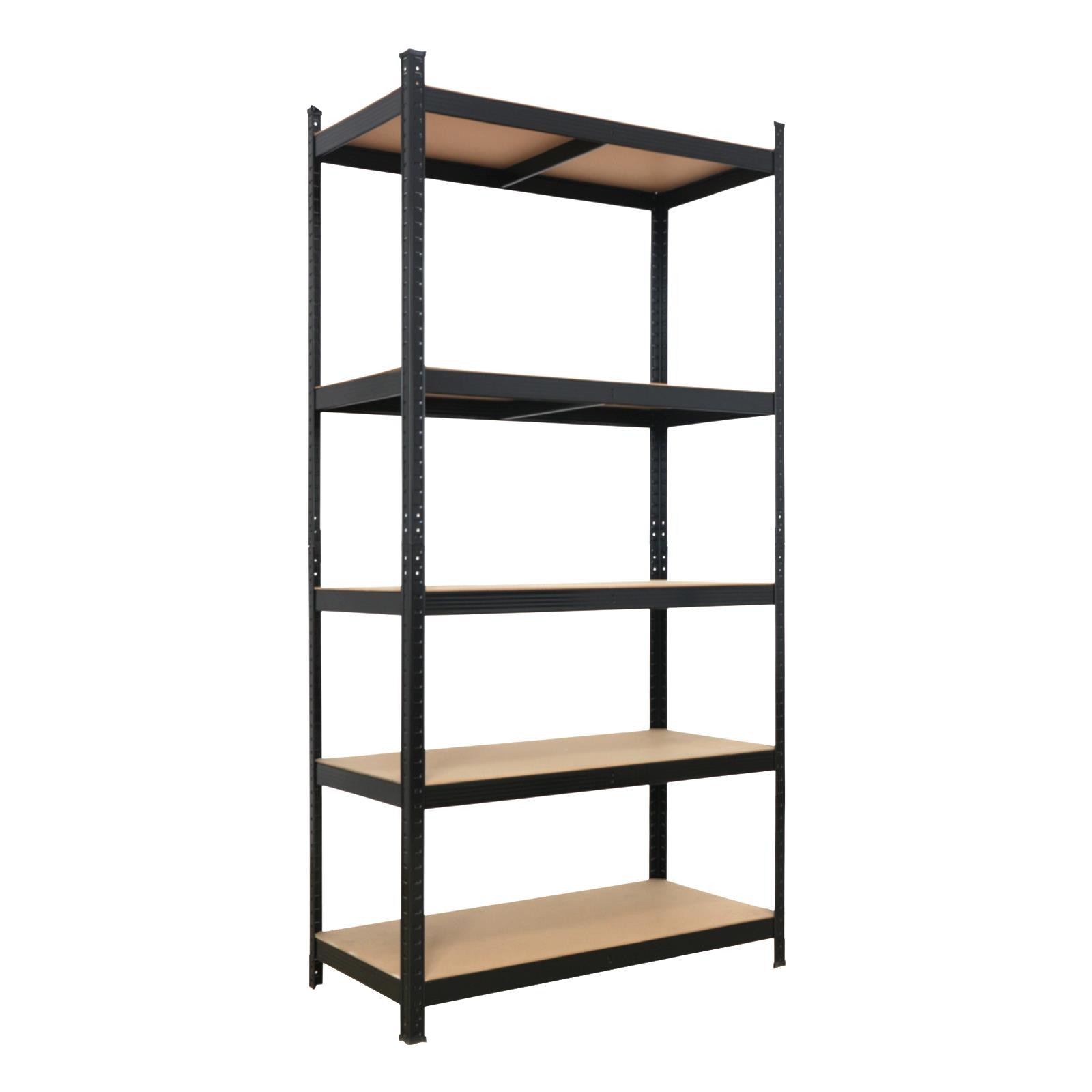 6 Size Heavy Duty Shelf Garage Steel Metal Storage 5 Level Adjustable Shelf