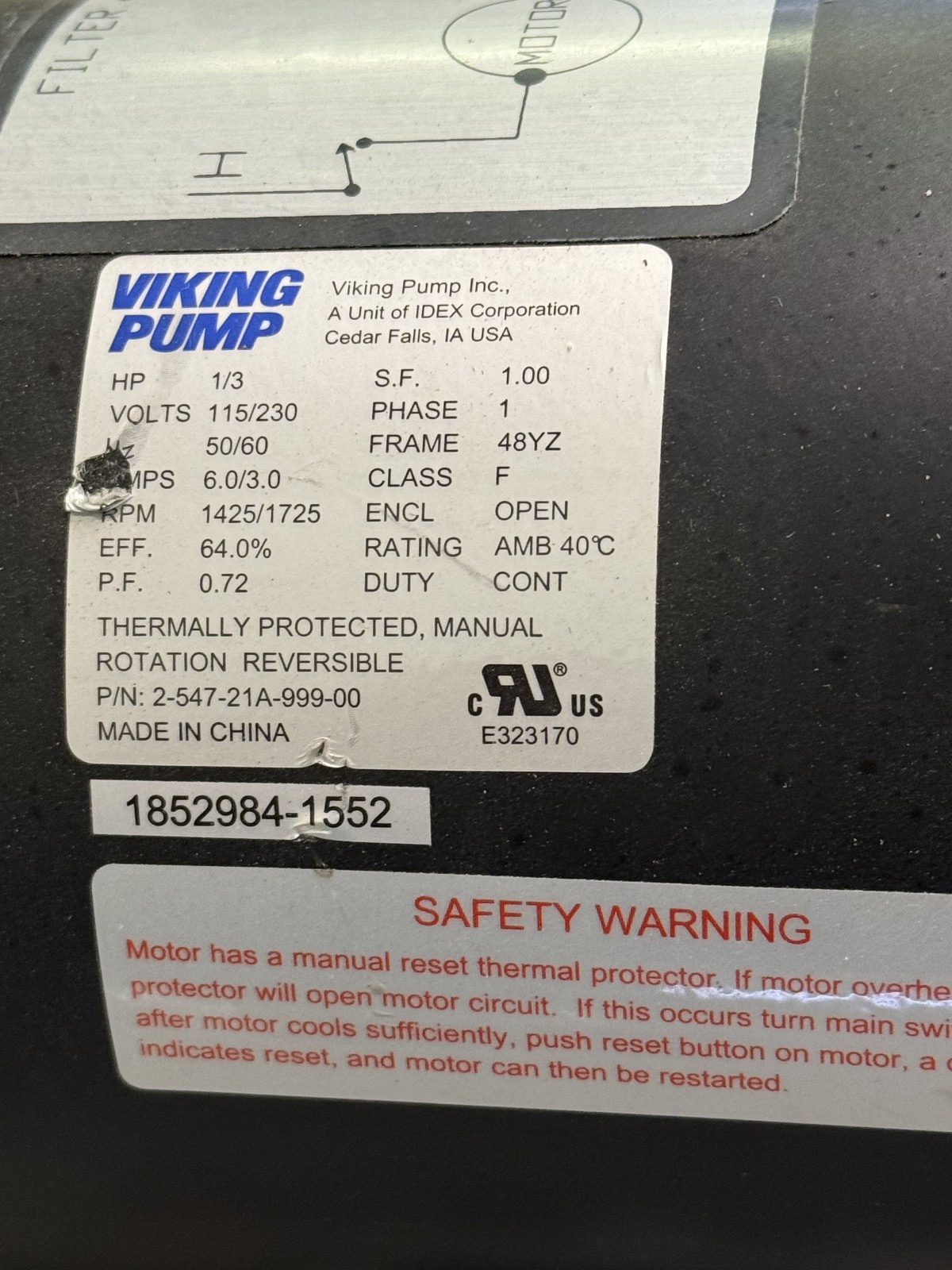 Vulcan MF-1 Portable Mobile Electric Fryer Filter w/ 110 lbs Capacity – Used
