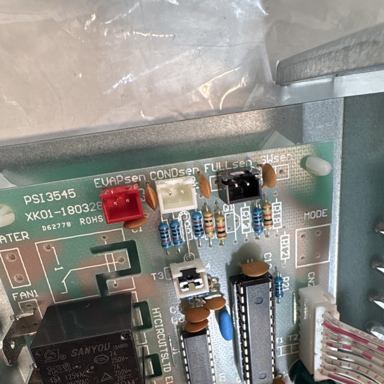 Ice Machine Control Board PSI3545 XK01-180328 with Clean, Adjust, Mode Panel