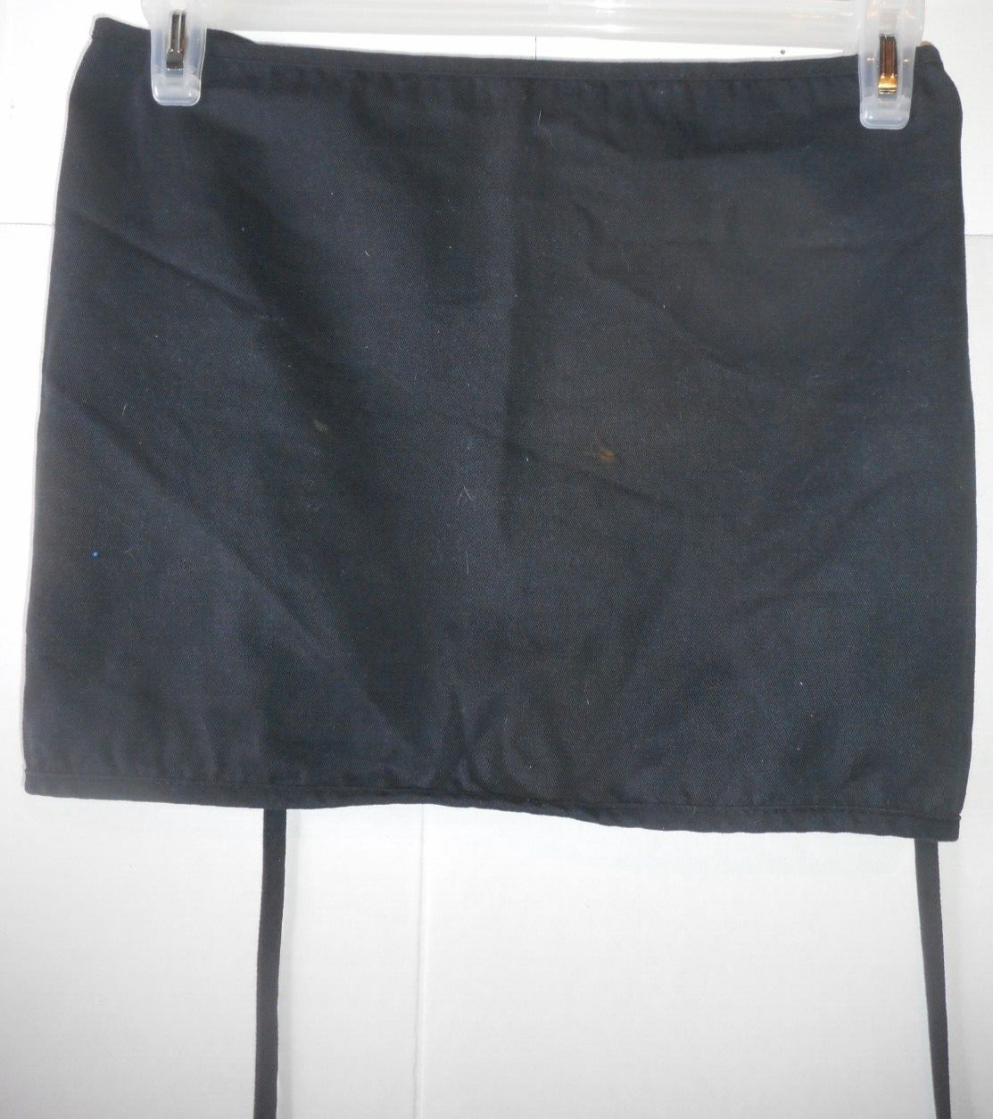 Restaurant Black Busser Waiter Waitress Half Waist Apron Unisex Long Straps