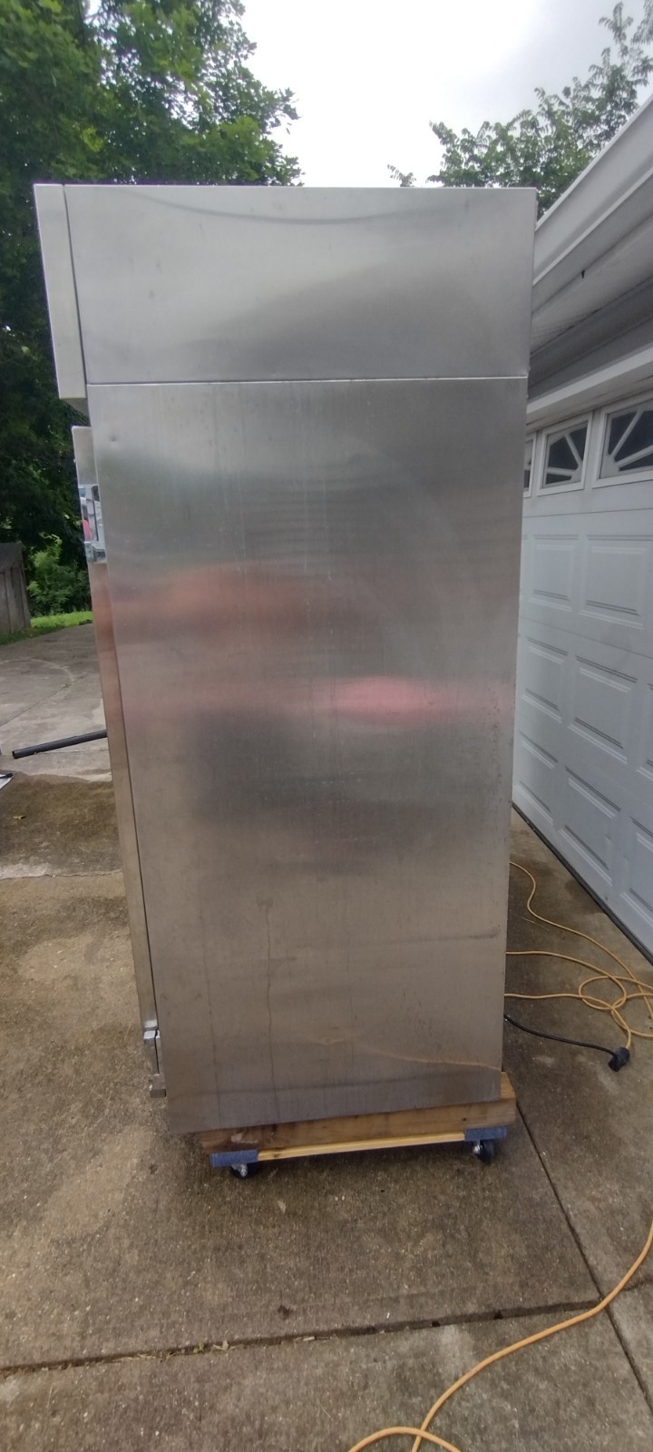 Continental DL3R-SS 3 Door Commercial Refrigerator SS 72 Cu Ft Runs Cool W Rack