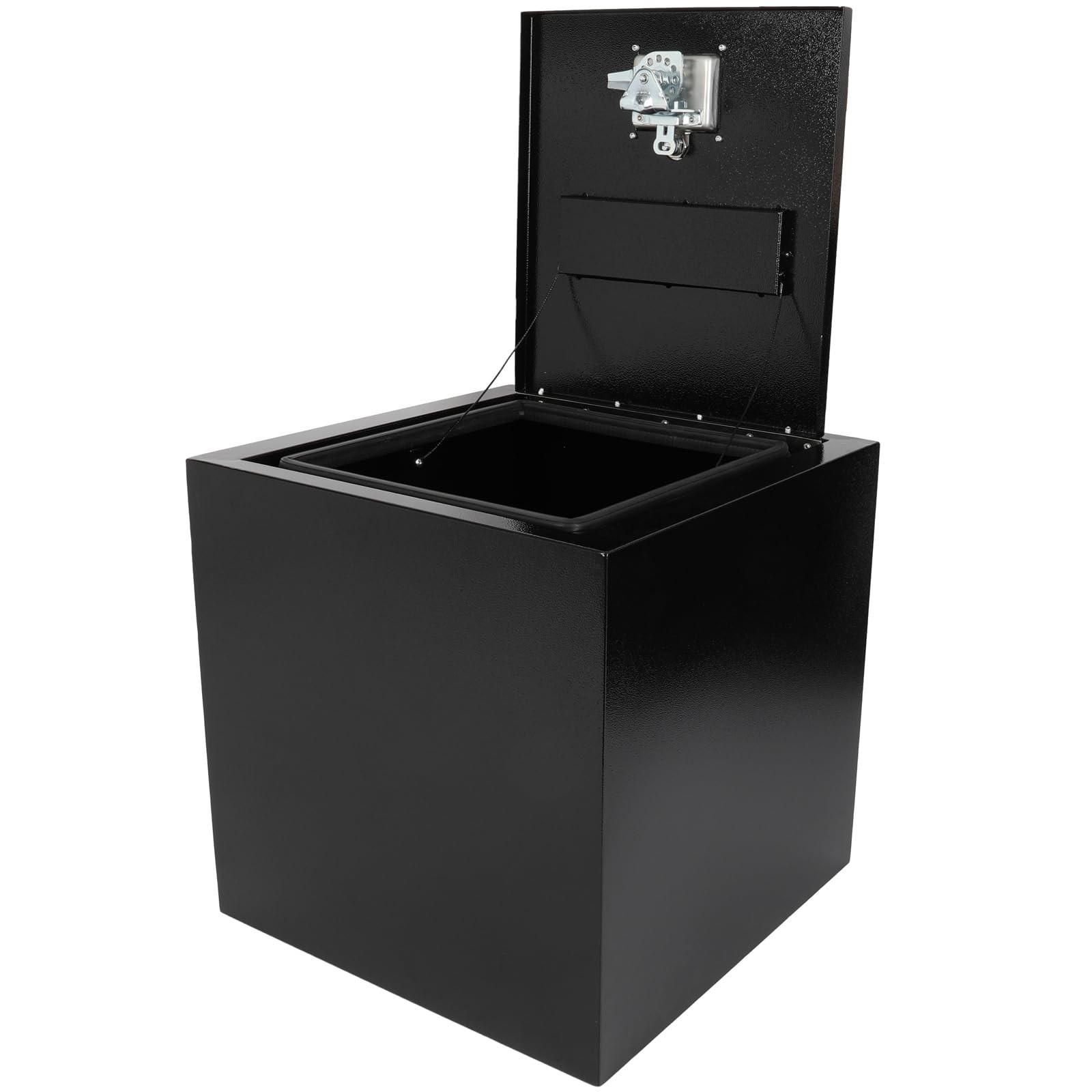 Truck Bed Storage Box Rear Tool Box Iron 18x18x18 Fits Pickup Truck RV Trailer