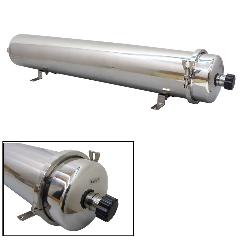 6000L Water Filter PVDF Ultrafiltration Membrane Stainless steel Housing 1″ NPT