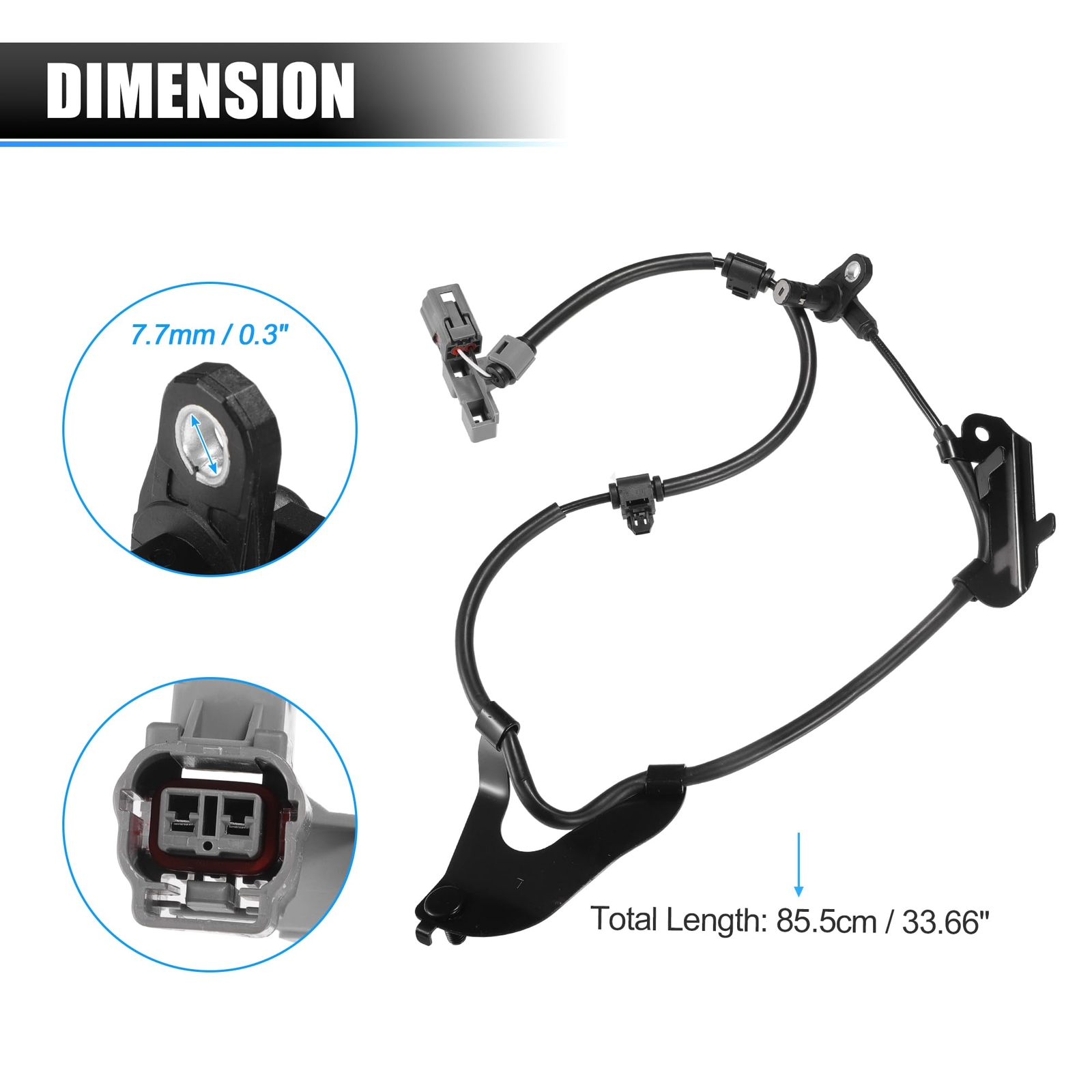 Front Left Side ABS Wheel Speed Sensor ABS Sensor for Isuzu D-Max 2012-2021 3…