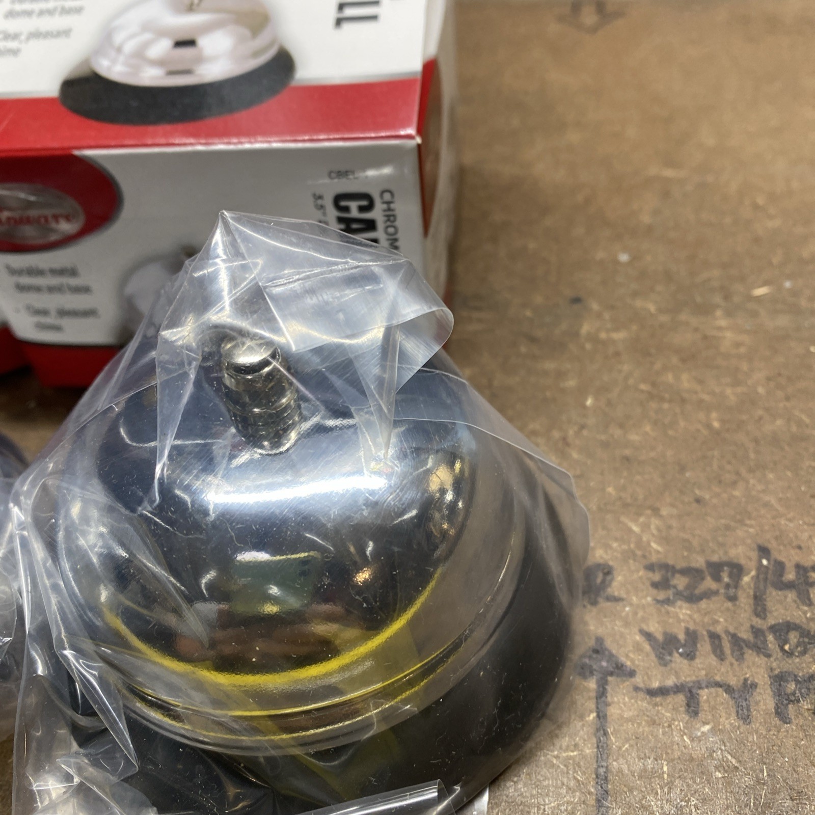 (2) Winware by Winco CBEL-1 Call Bell, 3.5″ diam. New