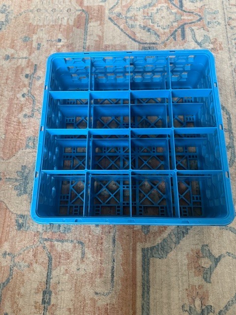 Commercial Dishwasher Machine 25 Cup Glass Tray Rack 3 Extenders Dishwashing