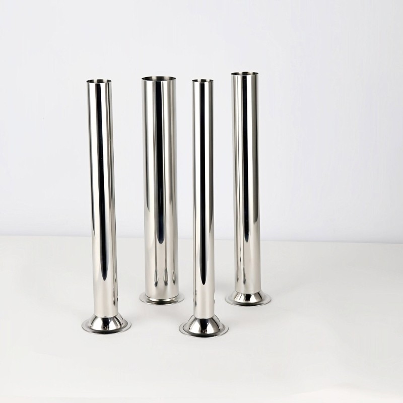 4pcs Stainless Steel Sausage Stuffer Parts for Home Kitchen and Small Restaurant