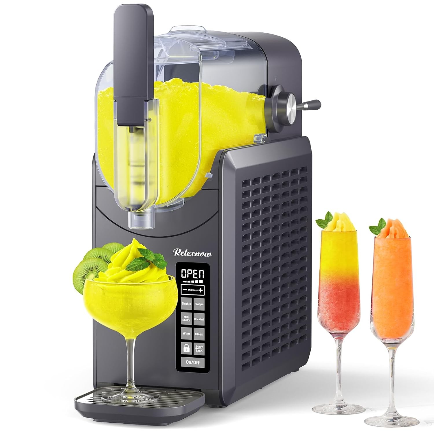 88 oz 6 in 1 Slushie Machine Home Self Cleaning Frozen