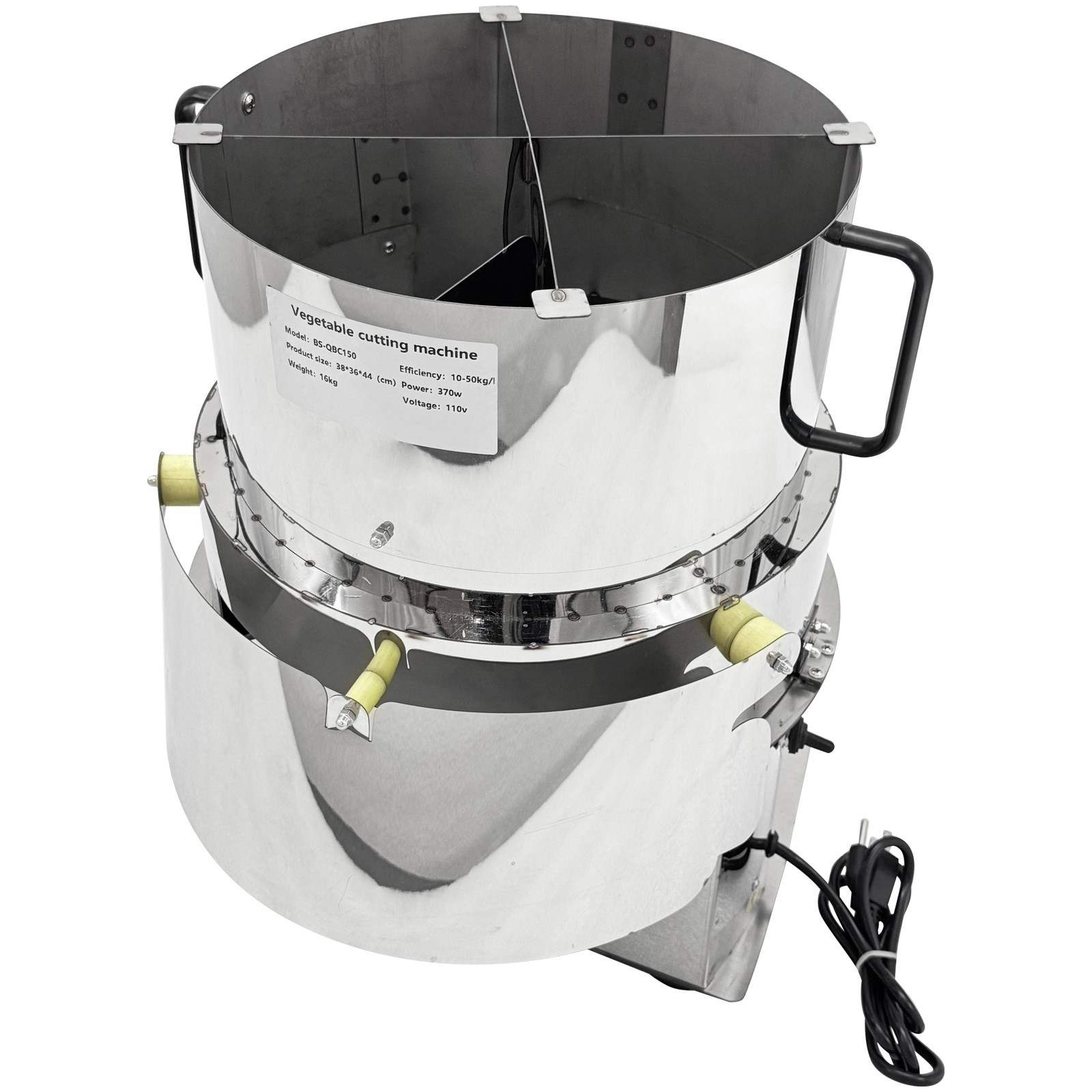 Commercial Cabbage Shredding Machine Auto Leafy Vegetable Cutting Machine 110V