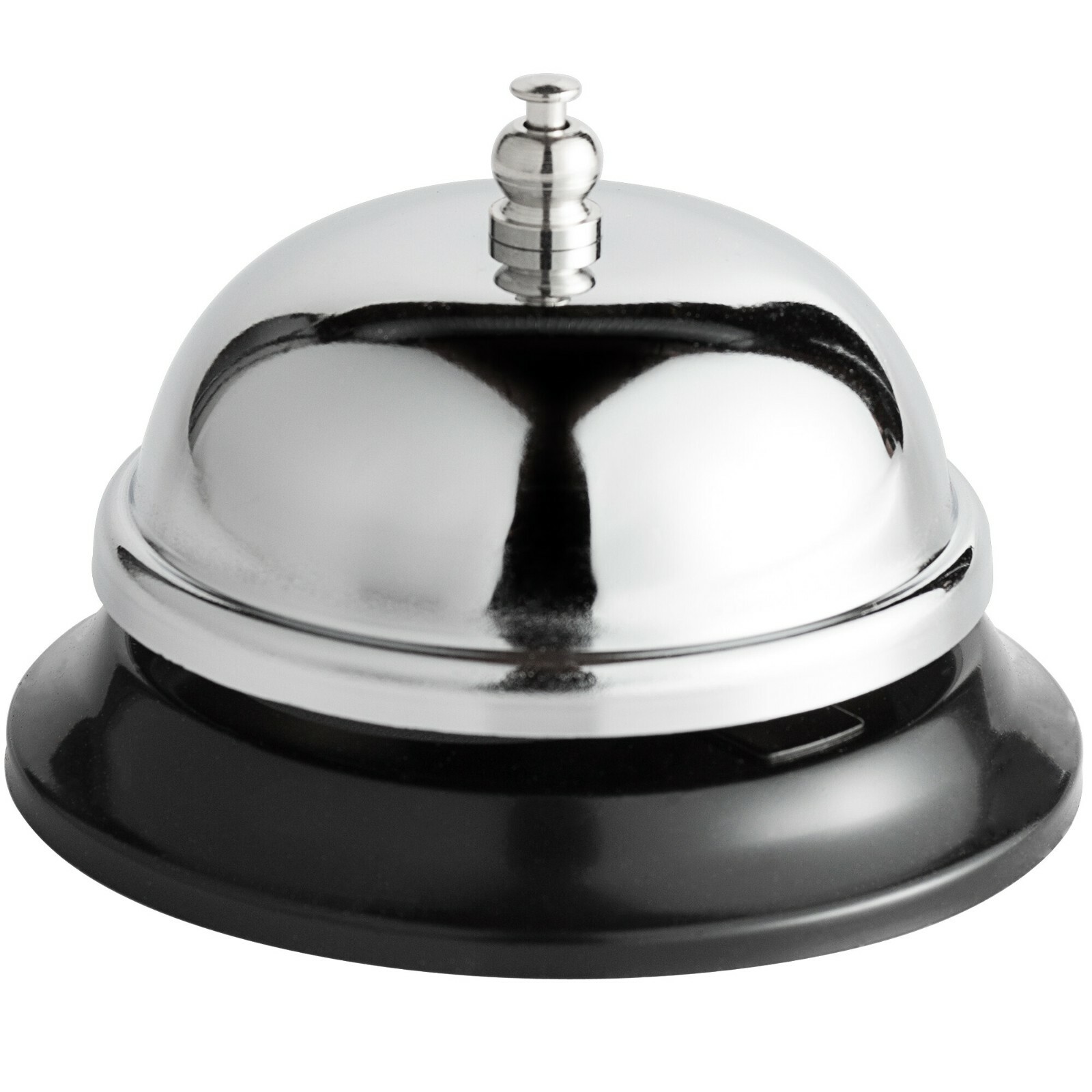 3″ STAINLESS STEEL CALL BELL, POLISH METAL TOP, HOTELS, STORES, CAFES (ONE)