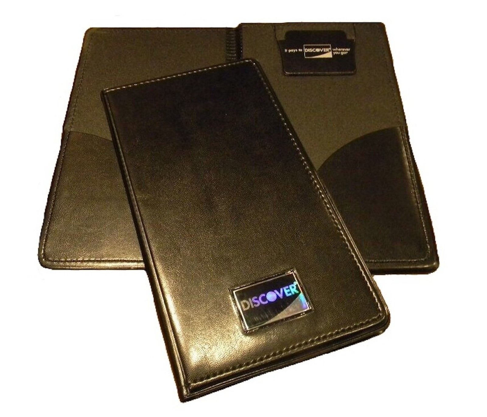 New Restaurant Waitstaff Waiter Waitress Double Panel Checkbook Presenter Lea…