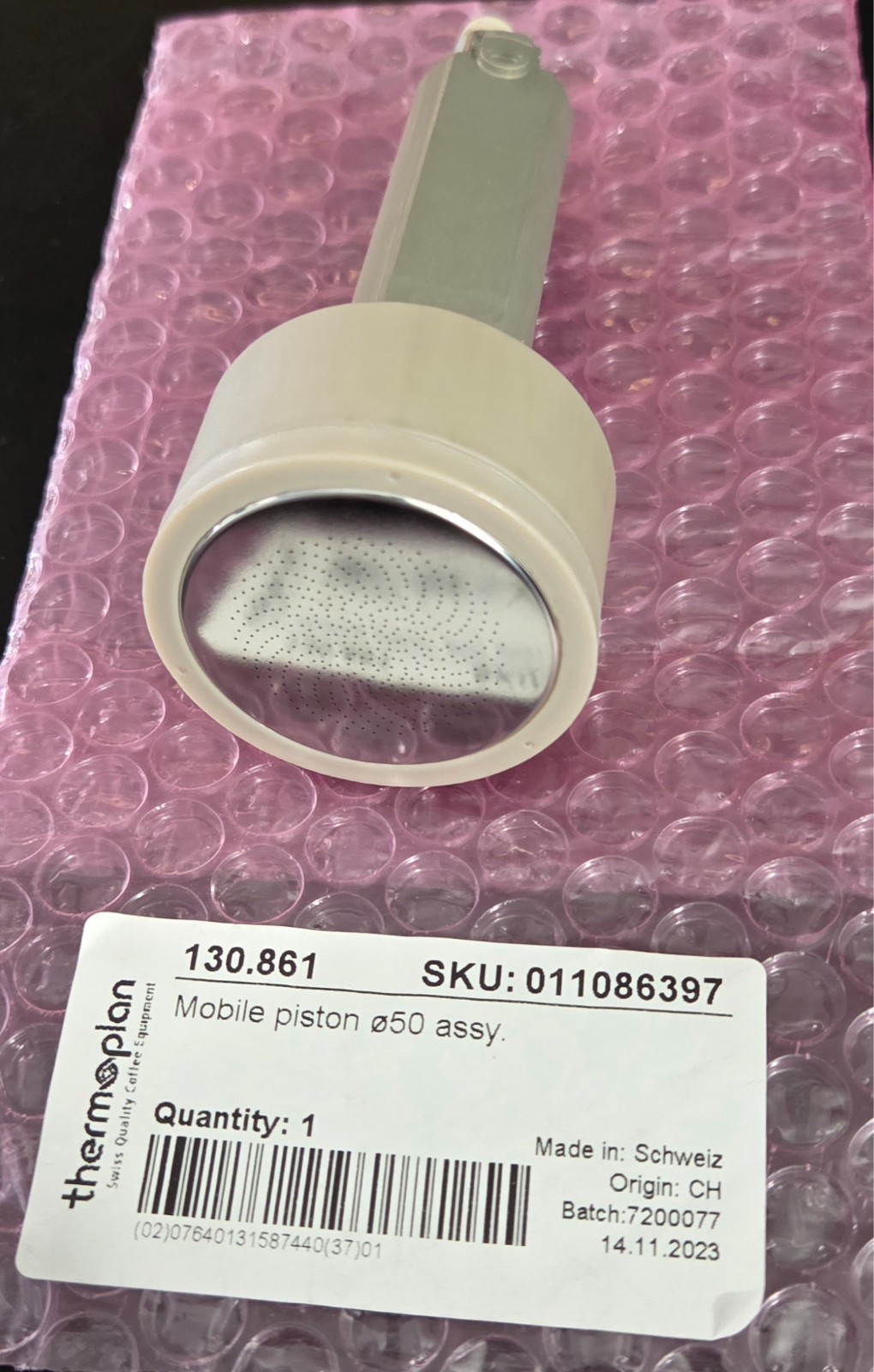 Thermoplan Mastrena II Mobile Piston Ø50 Assy – 130.861 / 011086397