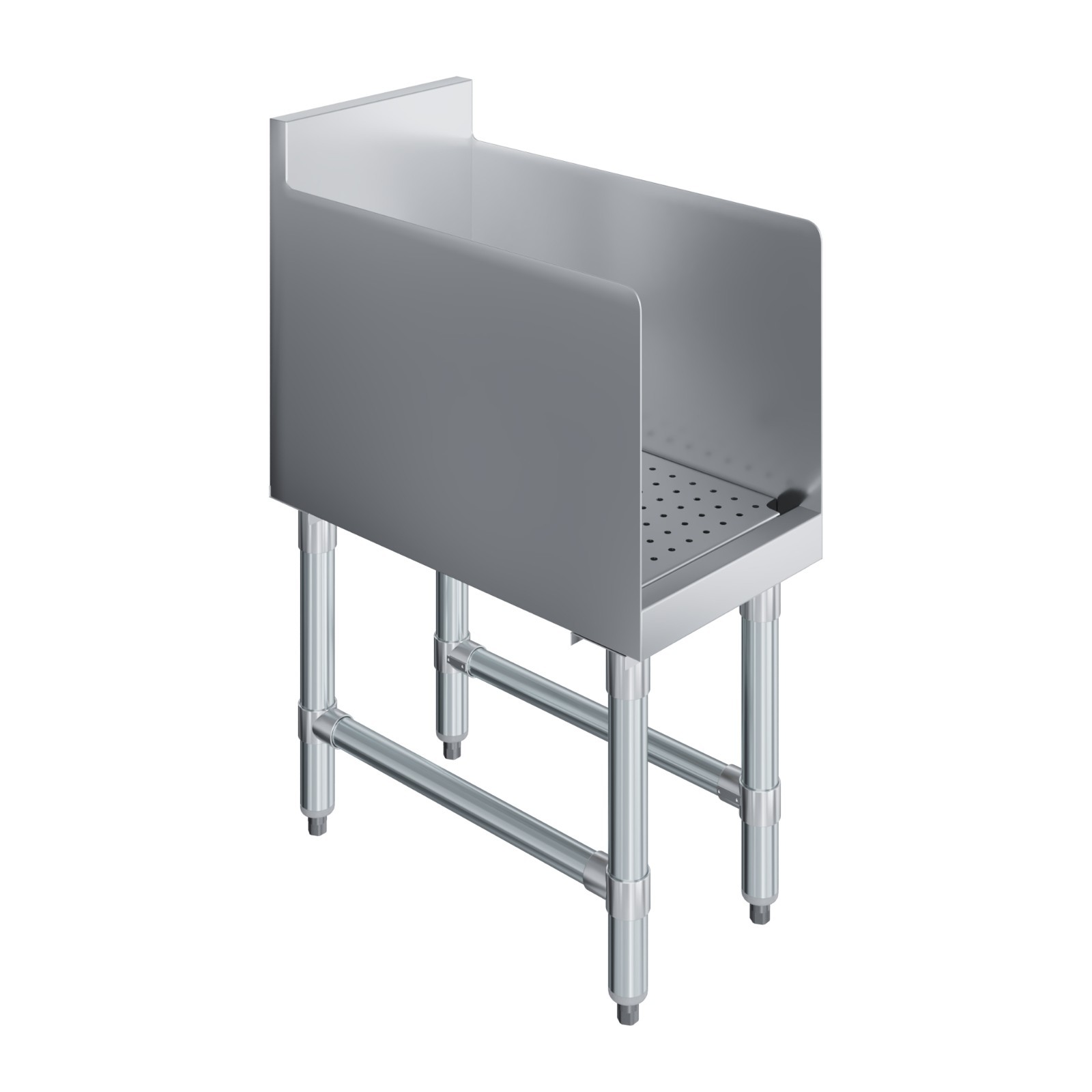 Recessed Underbar Drainboard – 22.5 in. x 12 in. x 30 in.
