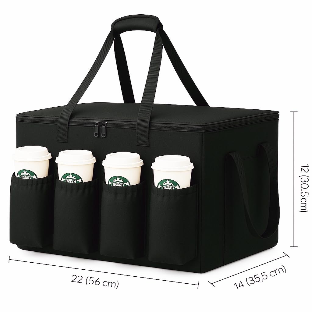Catering Bag For Doordash Uber Eats 22x14x13 Insulated Food Delivery Bag