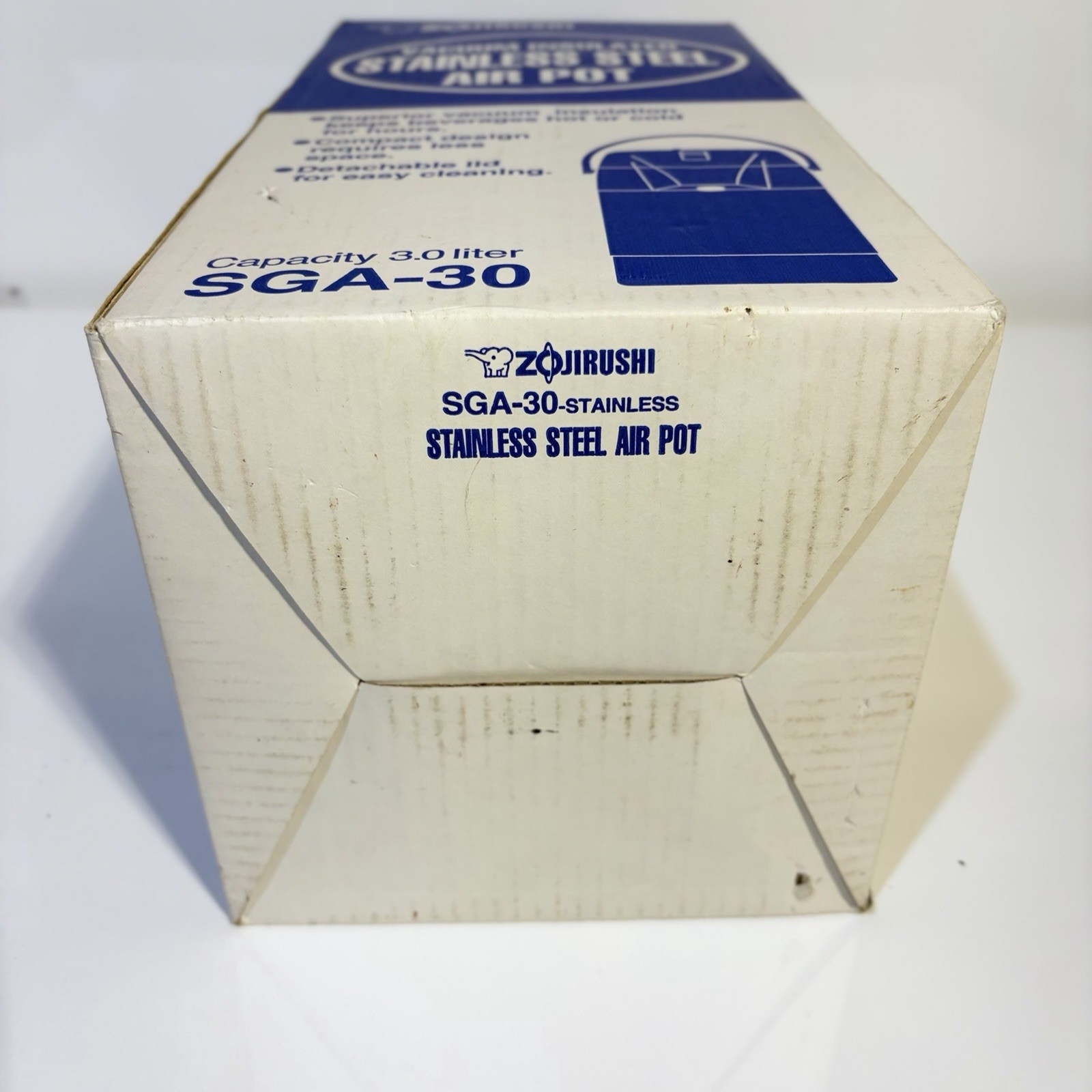 Zojirushi SGA-30 Vacuum Insulated Stainless Steel Liner Lever Airpot 3.0L