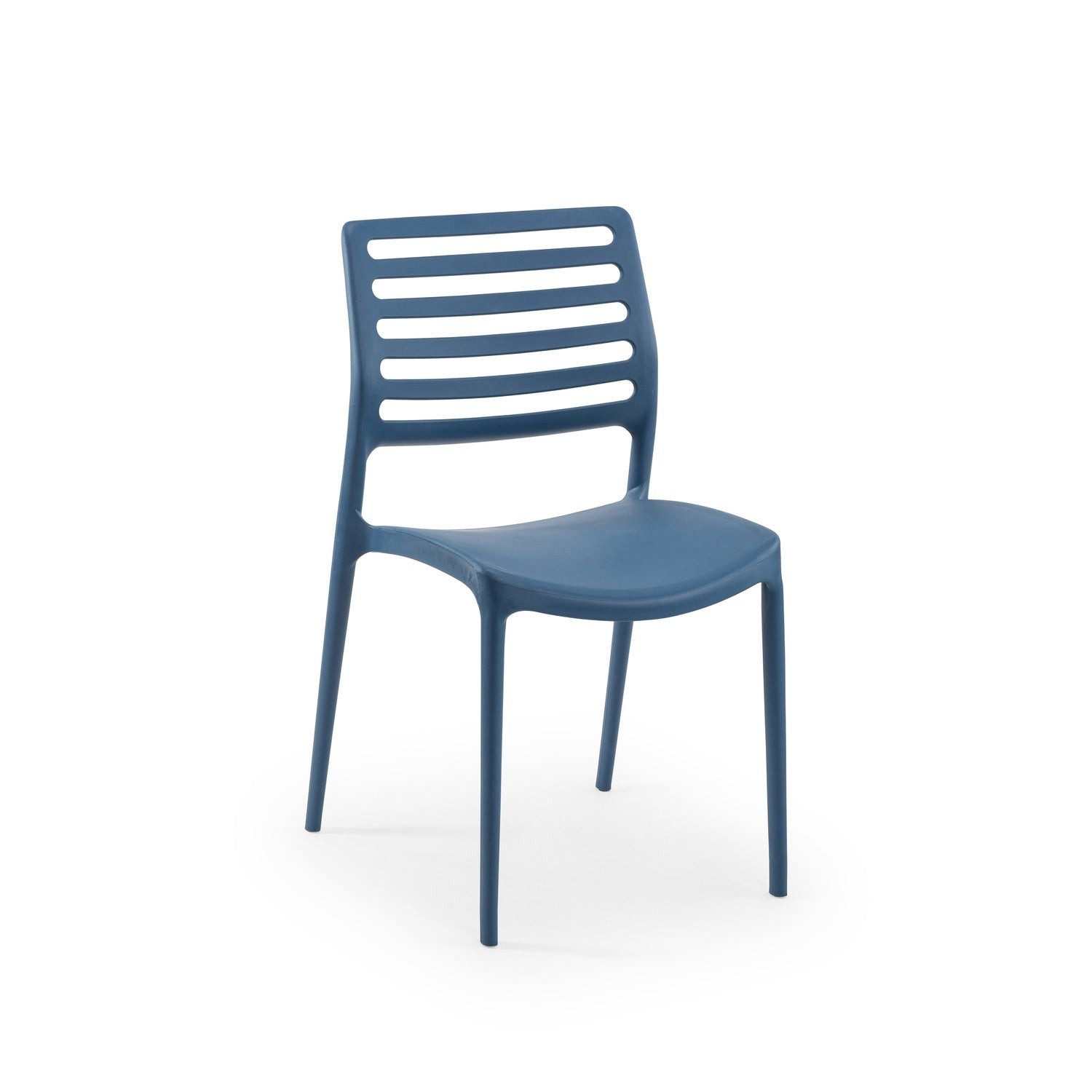 Tilia Chair Louise Stackable Plastic Armless Chair Restaurant Cafe Outdoor BULK
