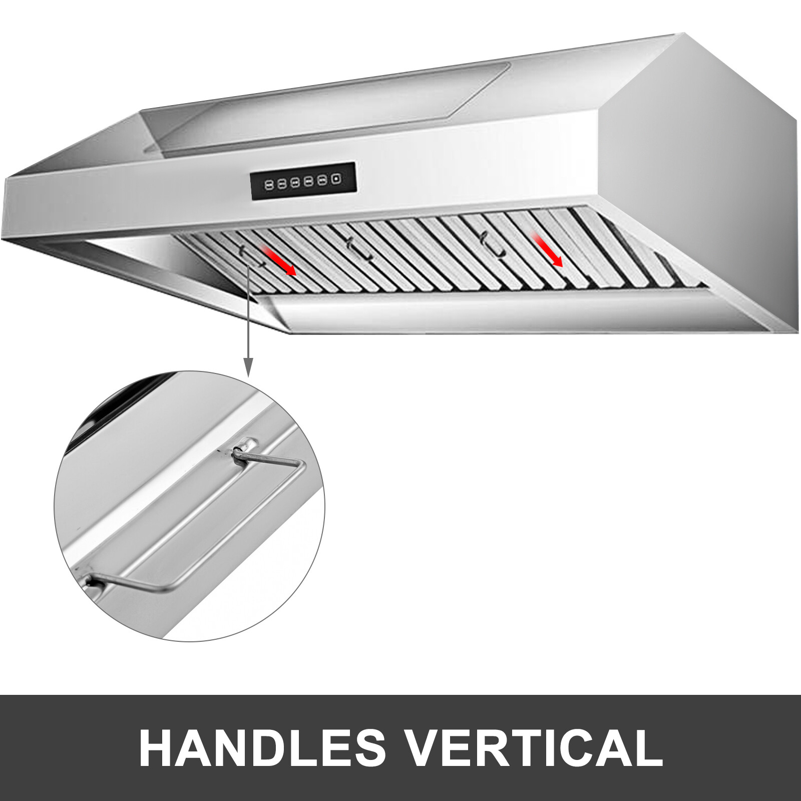 VEVOR 6Pack 20″x25″ Stainless Steel Hood Grease Commercial Exhaust Filter Baffle