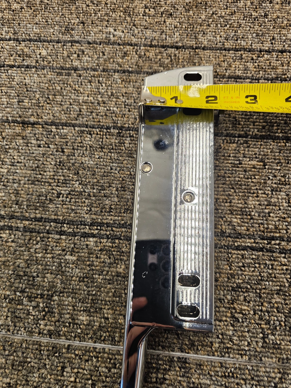 Component Hardware Group R25 Series Magnetic Latch Handle Steel Chrome