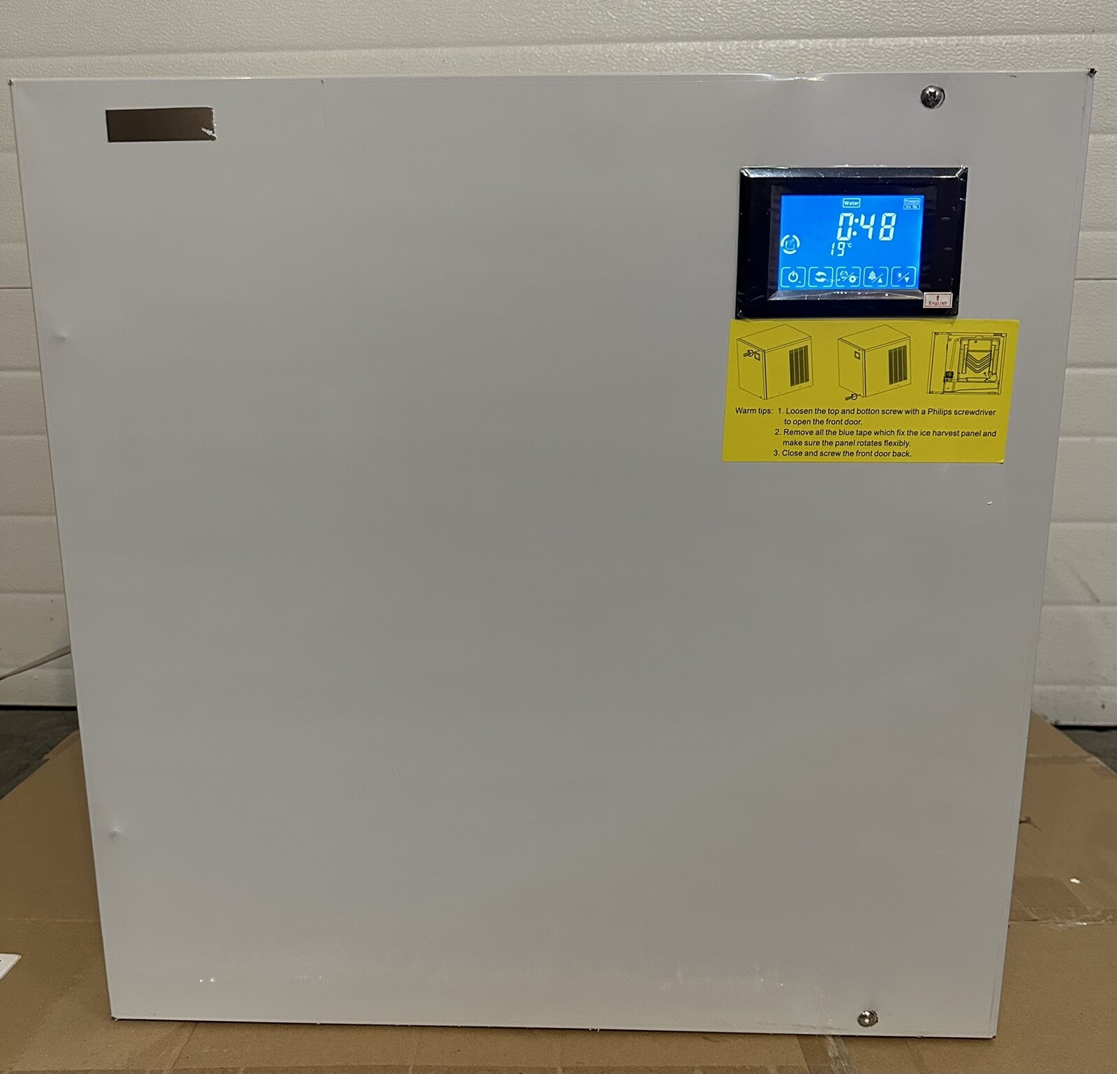 Rapsuar LMF156 500 LBS/24H Commercial Ice Maker Machine 156 PCS Cubes in 10Mins
