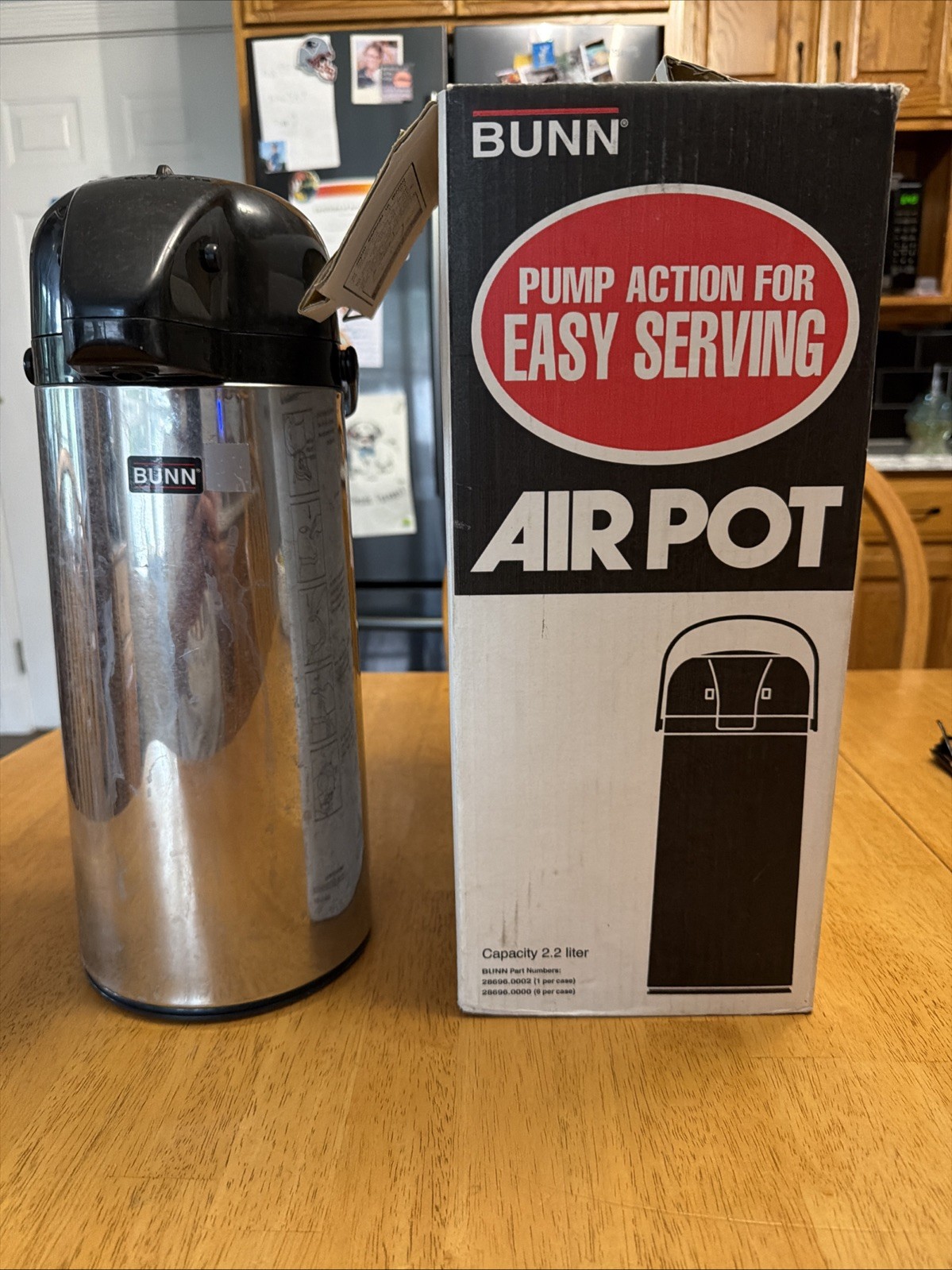 BUNN AIRPOT COFFEE BEVERAGE SERVER 2.45L 13041.0001. S3