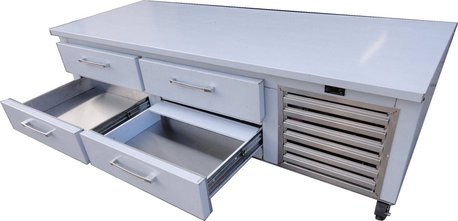 Cooltech 4-Drawers Chef Base Equipment Stand Refrigerator 76″