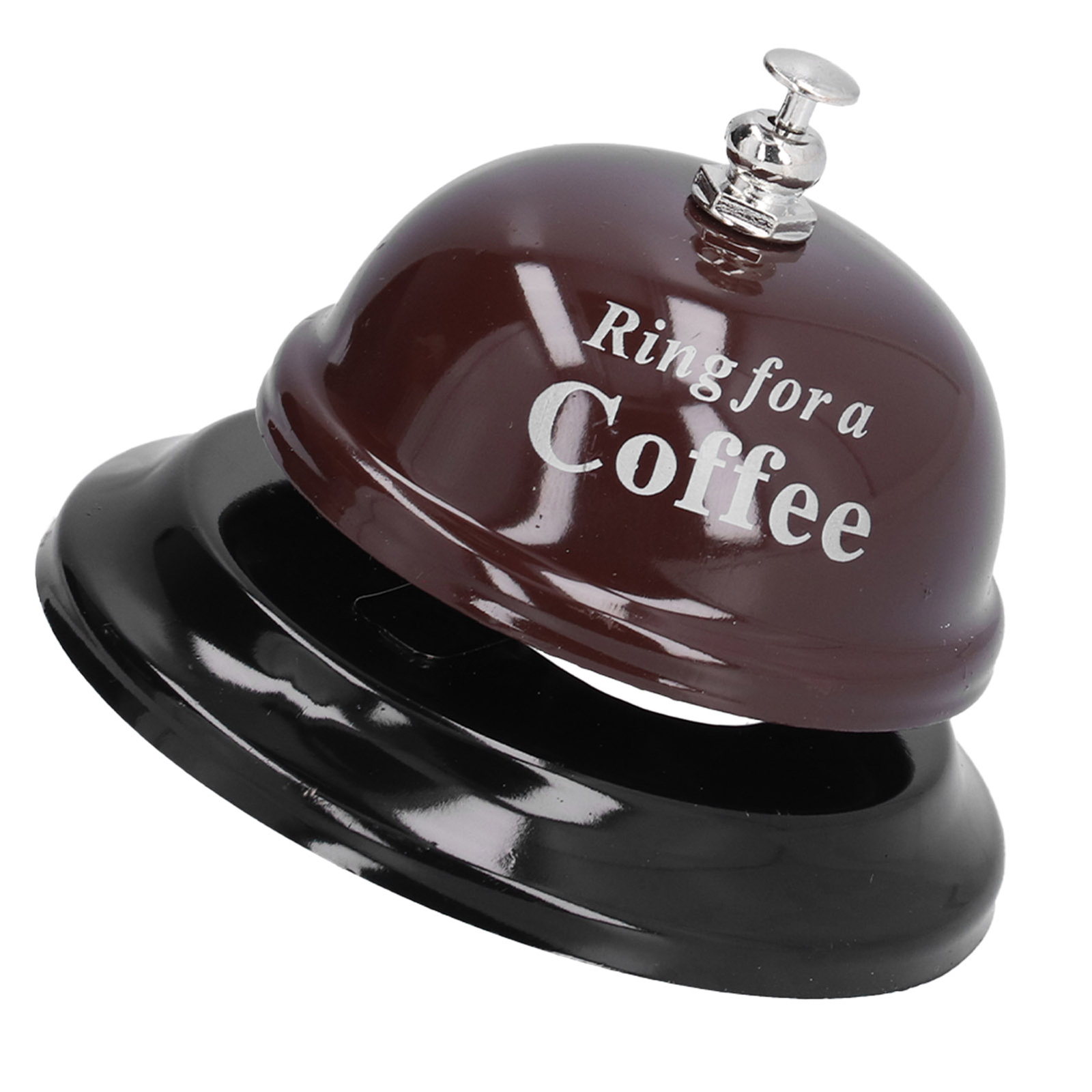 (Black)Restaurant Call Bell With Anti Slip Base Manual Meeting Bar Service Be US
