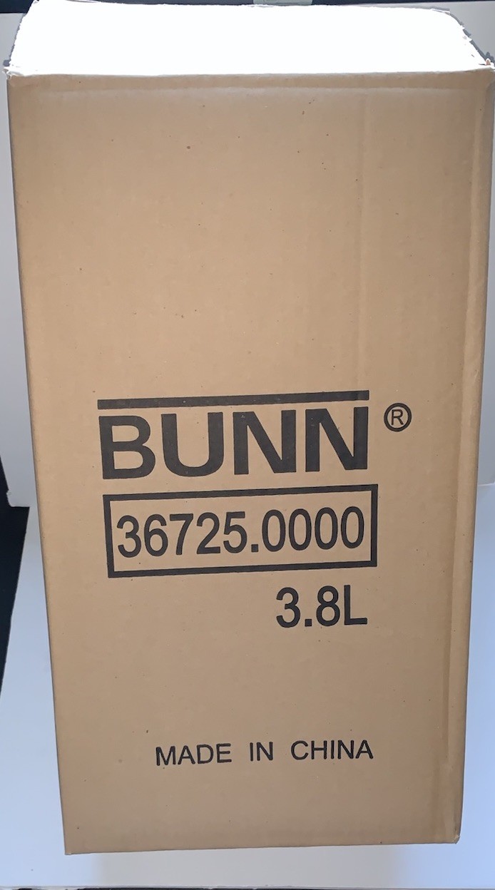 BUNN 1 Gallon (3.8L) Lever Action Airpot Stainless Steel 36725.0000