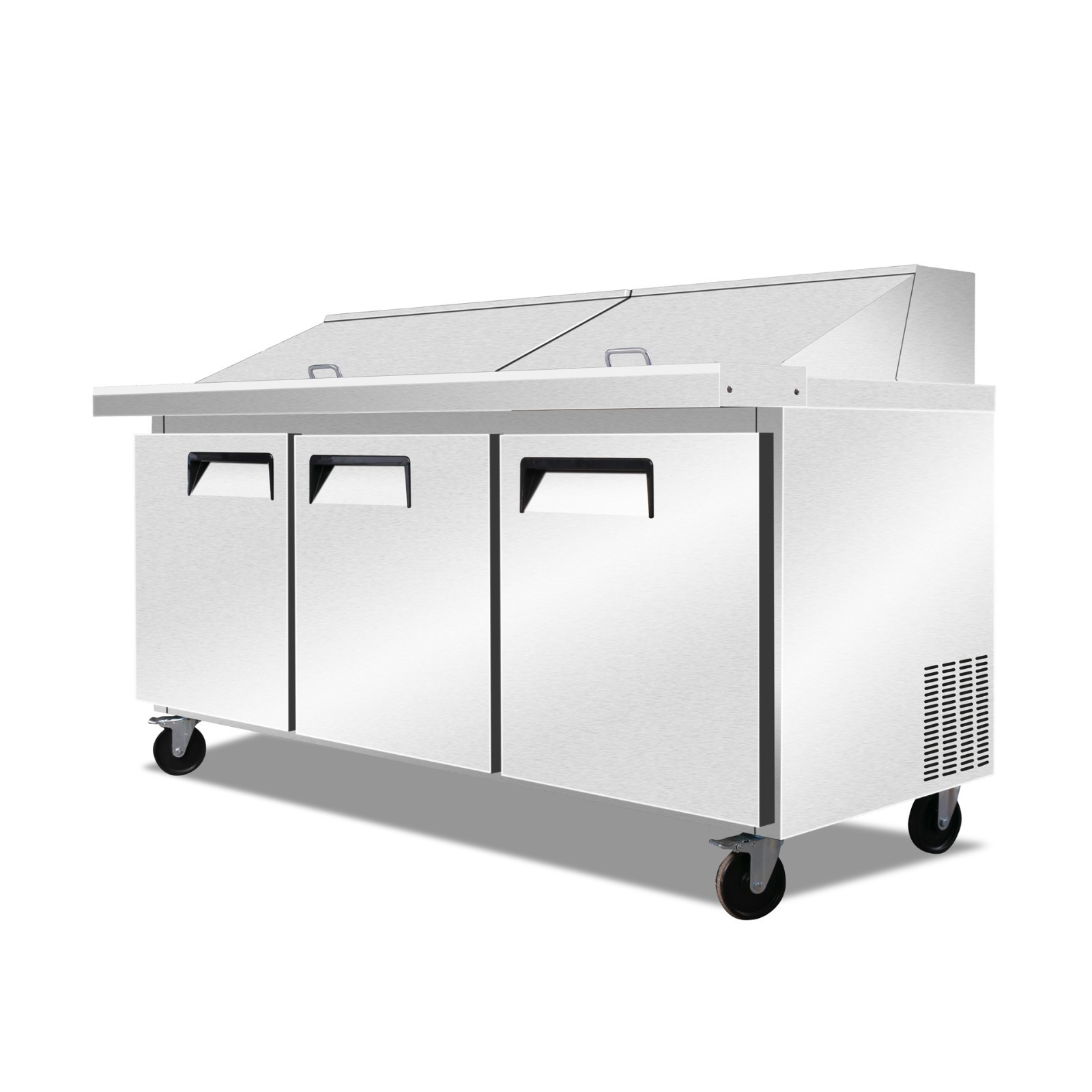 Oliver 72″ Commercial Salad Mega Top Refrigerator Prep Table Cooler SP30M