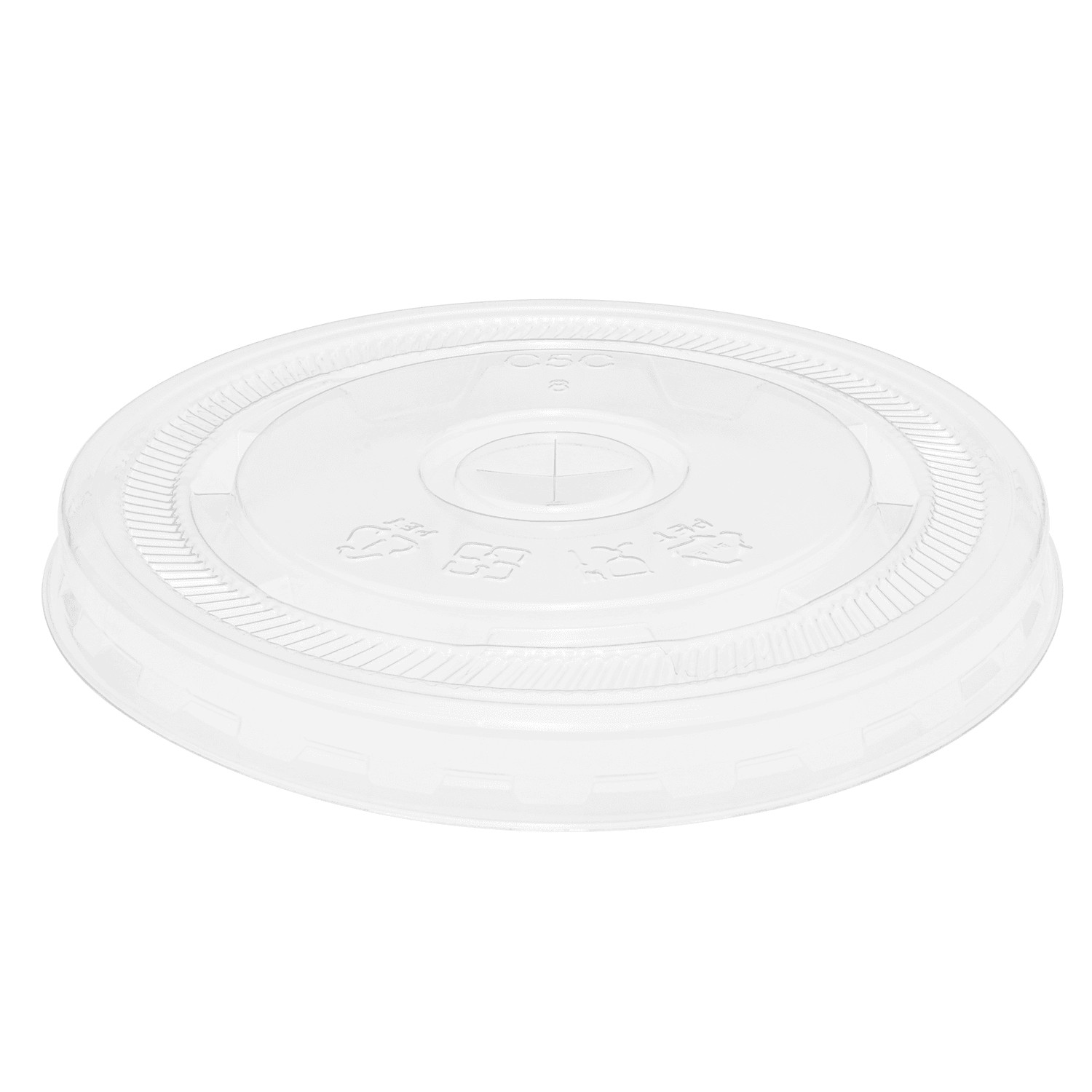 Karat 95mm PET Plastic Flat Lids – 2,000 ct, C3000