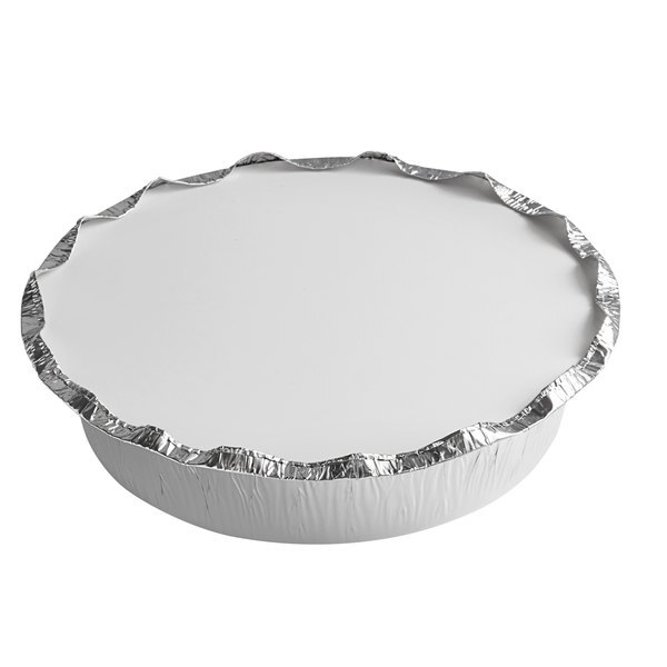 9″ Premium Disposable Round Aluminum Foil Pans With Board lids Baking Storage